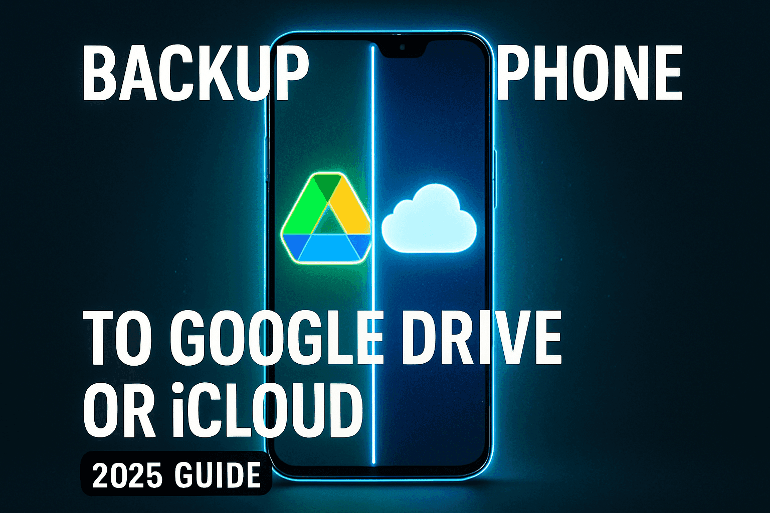 Back Up Phone to Google Drive or iCloud