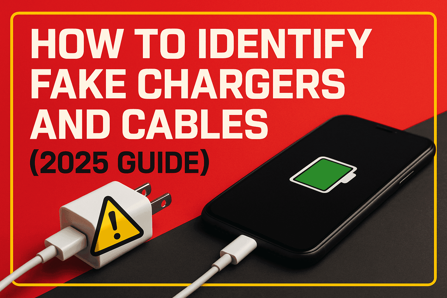 How to Identify Fake Chargers and Cables