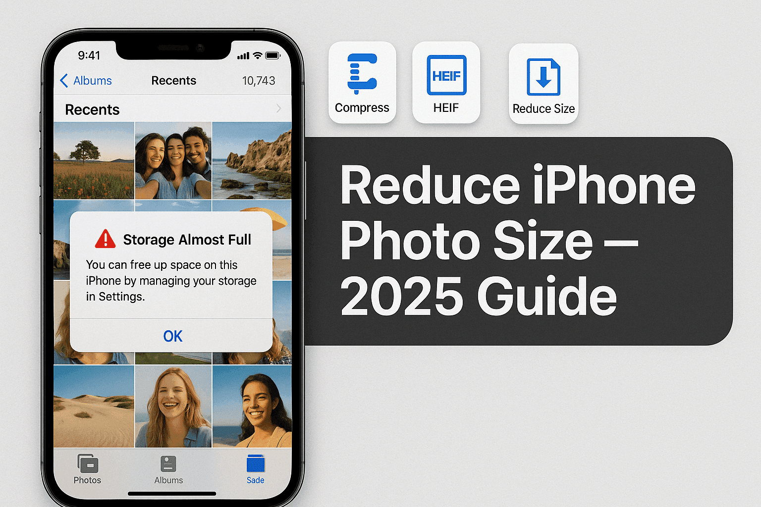 How to Reduce Photo Size on iPhone (2025 Guide)