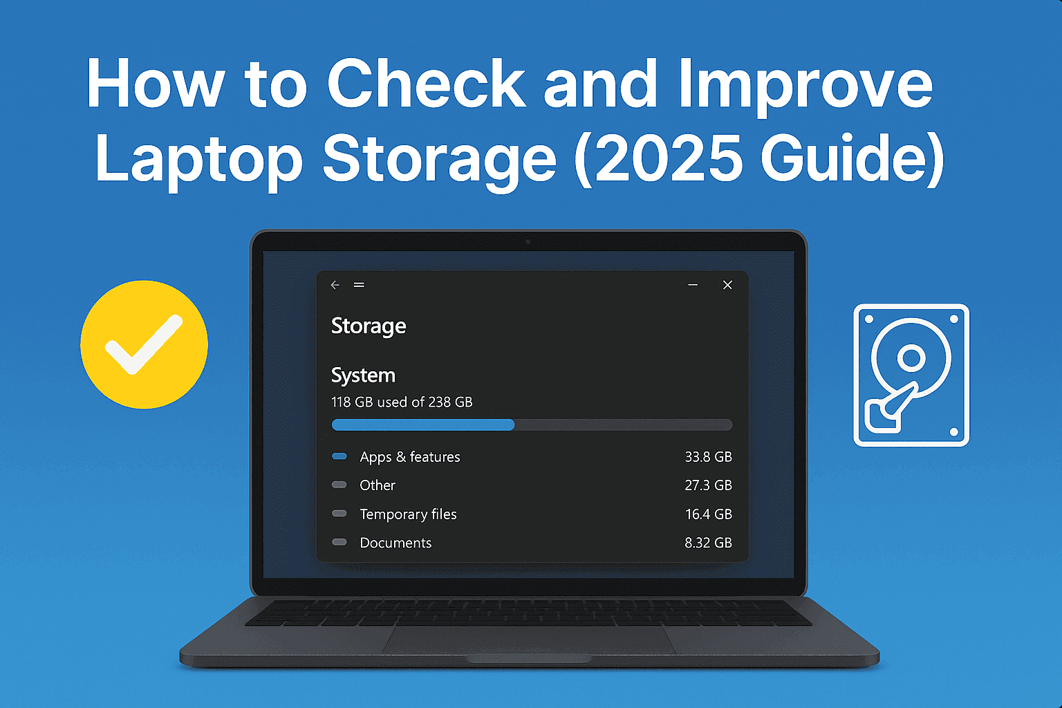 Improve Laptop Storage