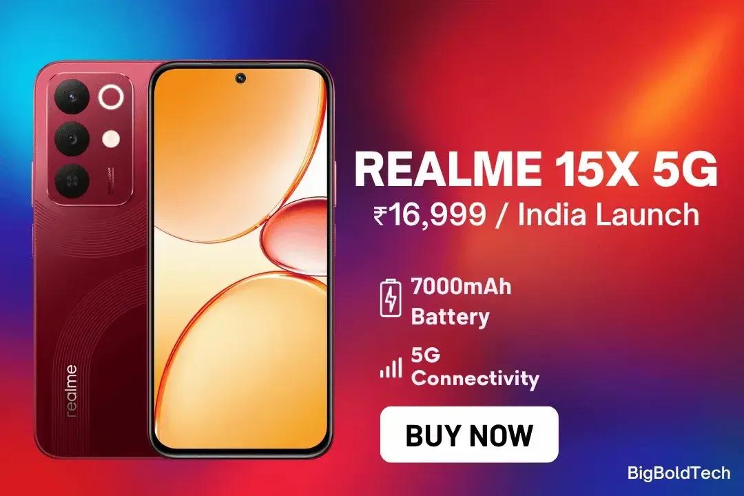 Realme 15X 5G India Launch