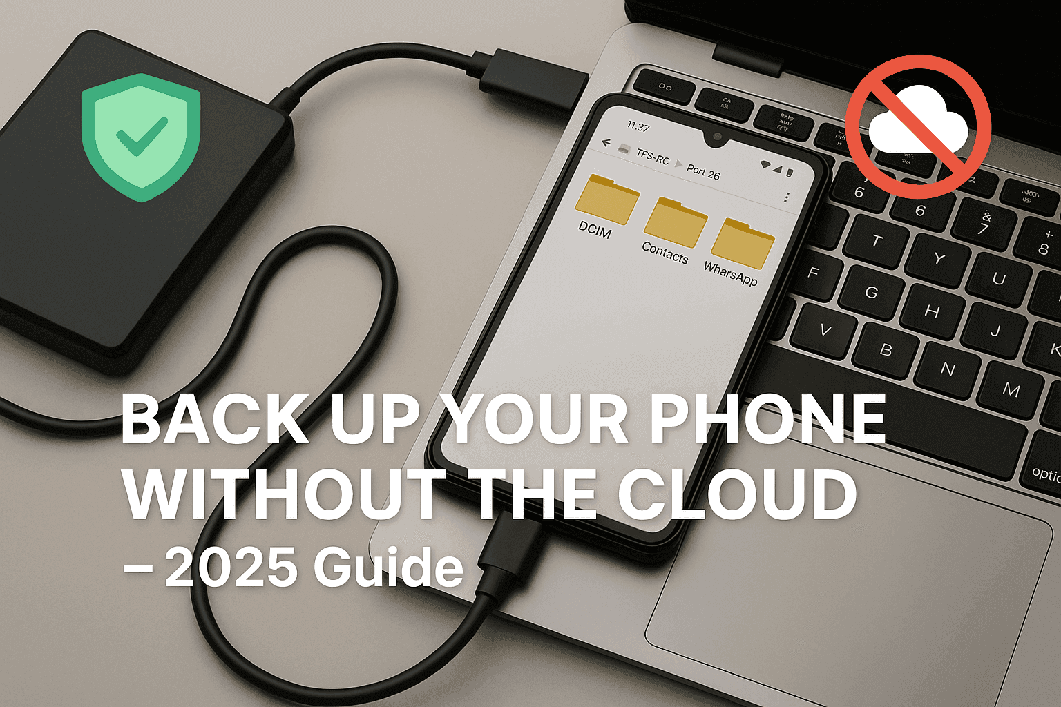 How to Back Up Your Phone Without Using Cloud Storage